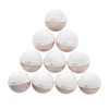 Crisp Coconut Luxury Bath Bombs -Set of 10 - Extra Large - 4.5oz