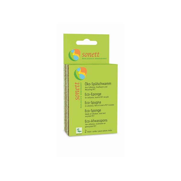 Sonett Natural Compostable Dishwashing Sponges