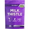 Milk Thistle Tablets | 120 Vegan Tablets | No Artificial Preservatives | by Horbaach
