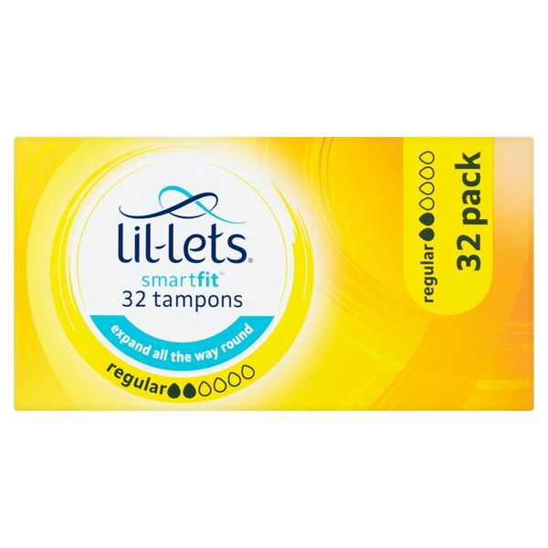 Lil-Lets SmartFit Regular Non-Applicator Tampons - pack of 32