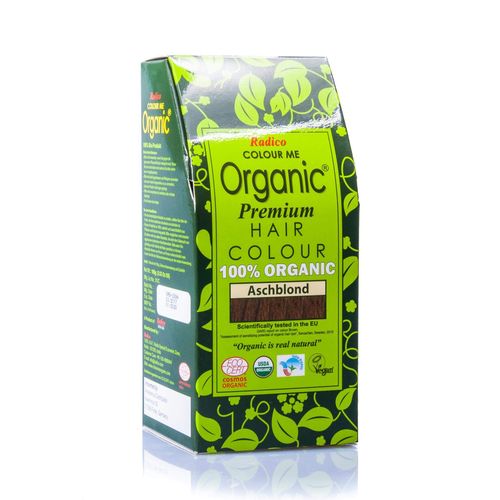 Radico Colour Me Organic Plant Hair Colour Ash Blonde (Organic, Vegan, Natural Cosmetics) Ash Blonde