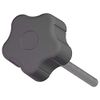 Soft Touch Star Knob, 1, 1 7/8 in, 1/4-20