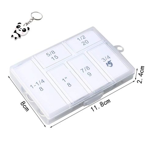 nuoshen 75 Pieces Multi-Size Ceiling Hooks,Nickel Plated Metal Screw-in Ceiling Cup Hook