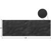 48 x 144 White Black Pinboard Write On Wipe Off Durable Bulletin Board Material