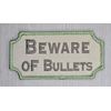 BEWARE OF BULLETS MILITARY ARMY TACTICAL MULTICAM HOOK MORALE PATCH