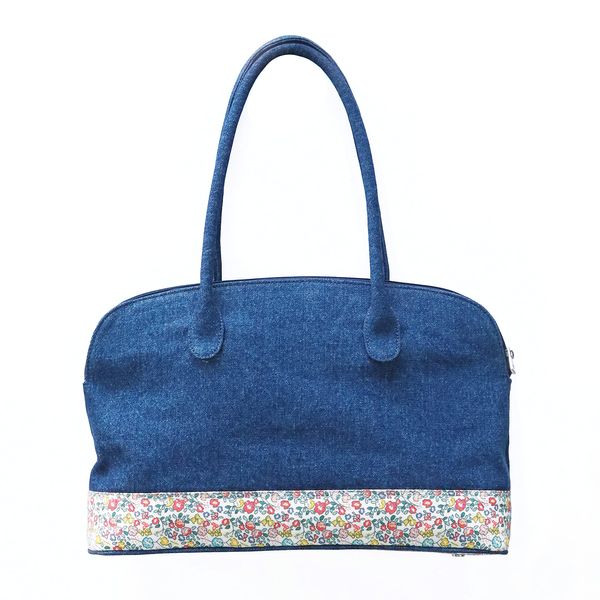 KnitPro Bloom Shoulder Bag 40x14x26cm - 1pc, Blue