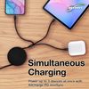 BoxWave Cable Compatible with Beam Authentic - AllCharge PD miniSync (100W), Retractable High-Speed Charging Portable USB Cable - Jet Black