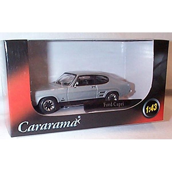 cararama silver ford capri car 1.43 scale diecast model