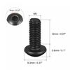 sourcing map M5x12mm Hex Socket Button Head Cap Bolts Screws Alloy Steel 50pcs