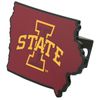 Iowa State Metal Hitch Receiver Cover
