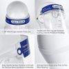 10 Pack Clear Full Face Shields/Face Masks Visor with Sponge Pad Adjustable Band