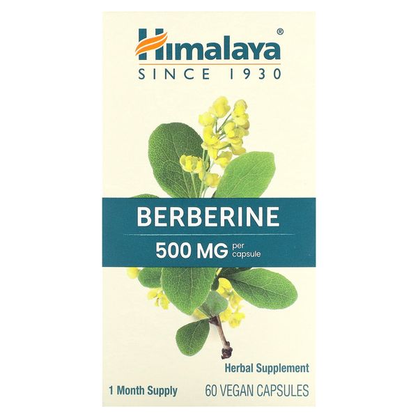 Berberine, 60 Vegan Capsules (500 mg per Capsule)