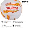 Molten Dynamite Netball, Orange, Size 5