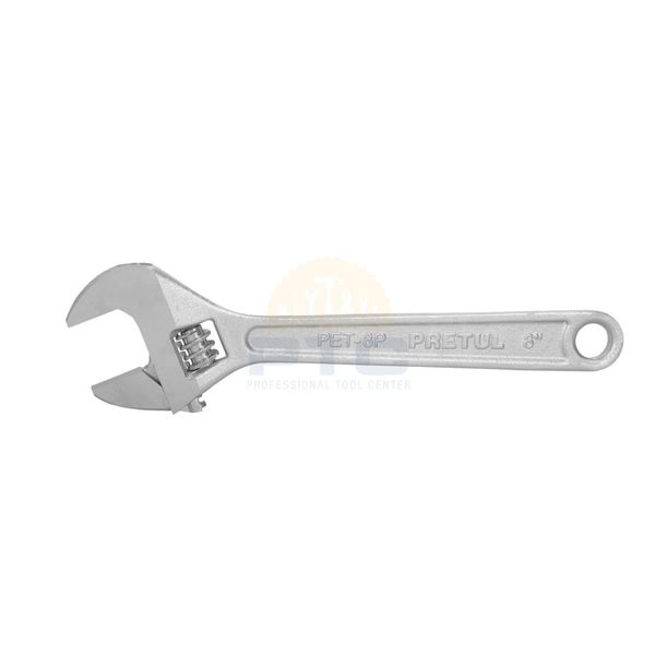 Pretul PET-8P Adjustable wrench (parakeet) 8" chrome