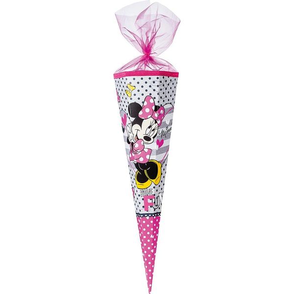 School Cone / Sugar Bag / 85 cm / Square / Minnie Mouse