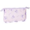 Sunstar Stationery Makeup Case, Sanrio Clear Pouch, Mitte Flat Chromi, Violet