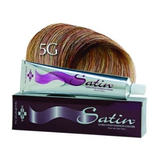 Developlus Satin Color #5G Light Golden Brown 3 Ounce (88ml) (3 Pack)