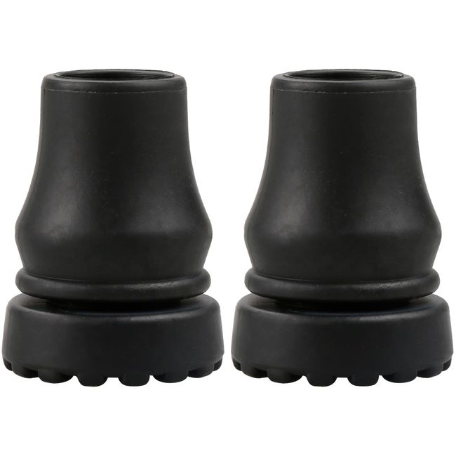 Vanyibro 2pcs 3/4 Inch Heavy Duty Walking Stick Rubber Tips,Replacement Rubber Ends for Canes, Crutches, and Walking Sticks