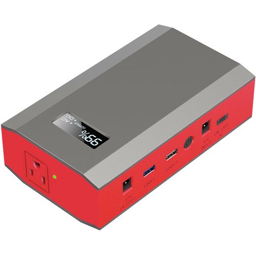 ZeroKor Portable Power Bank with AC Outlet, 65W 110V External Battery Pack 24000mAh Portable Laptop Charger Power Source Supply for Outdoor RV Tent Camping Home Office Emergency