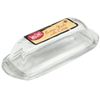 Tablecraft Clear Glass Butter Dish