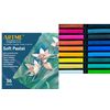 Artme Soft Pastel Paint Sticks Set 36 Assorted Vibrant Colours