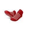 *1-Pack* Medline Double Tread Fall Prevention Red Slippers MDT211218R