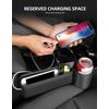 Car Seat Gap Organizer Auto Console Right Side Pocket Storage Box PU Leather