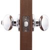 Copper Creek EK2030PS Egg Door Knob, Privacy Function, 1 Pack, in Polished Stainless