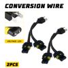 Conversion Wire H6054 to 9005 9006 Two Harness Head Light Adapter Plug Connector