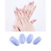 shefun JP175 Nail Tips, Clear, 500 Pieces, Nail Supplies, Short, Oval, Full Cover, Transparent Nail Tips, DIY Nails, Nail Decoration, 10 Size: For Nails,