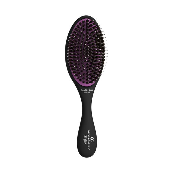 Olivia Garden Recycled Plastic Styler (Smooth & Shine) - Black
