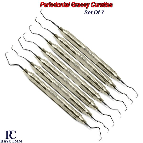 Periodontal Gracey Curette Perio Set Root Planning Hand Tools Deep Scaling Tools
