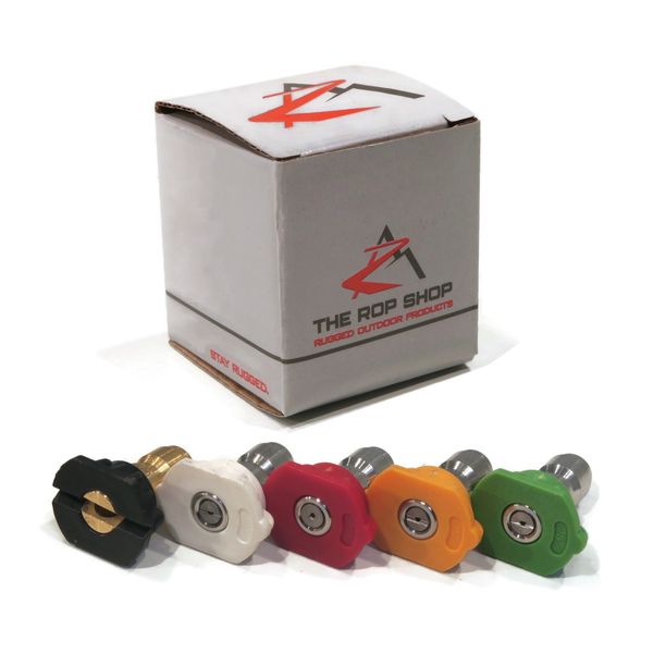 Spray Tip Nozzle Set for many Generac, Excell Pressure Washers with 1/4" QC