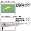 Daiwa Fuuka 55S Plug, Tsukiyobijin, Luminous White