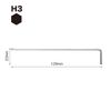 Vessel 8300BP-L Hexagonal Bar Ball Point L-Type Wrench Long Type 3mm Opposite Side