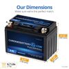 YTX9-BS Bluetooth High Performance Motorcycle Battery 24 Month Warranty