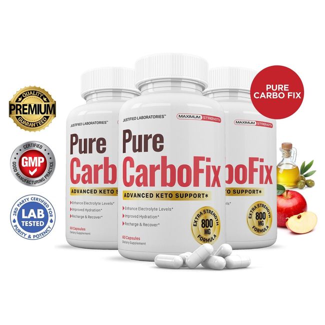 Pure Carbo Fix Keto Pills 3 Pack