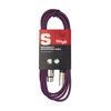 Stagg SMC3 CPP 3 m XLR to XLR Microphone Cable - Purple