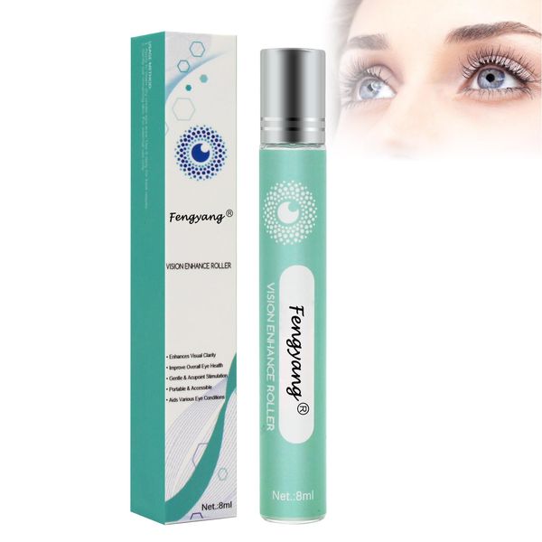 Fengyang Roller Unter Den Augen, Vision Enhance Roller, Vision Enhance Massage Roller, lindert Augenbelastung, für Effektive Augenpflege und Vorbeugung