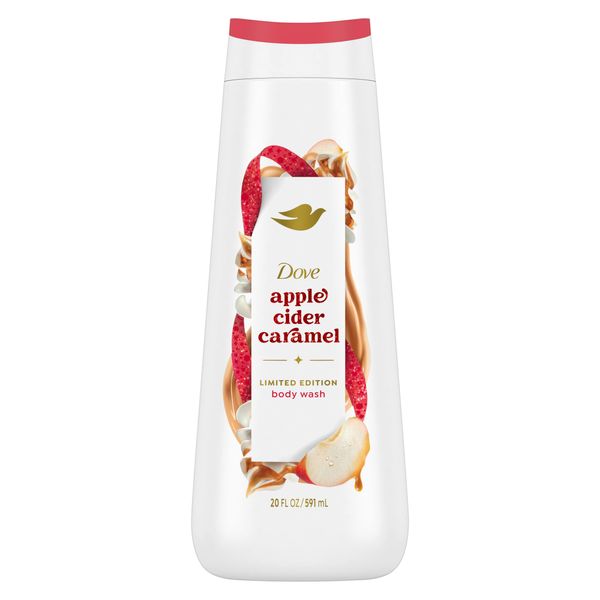 Apple Cider Caramel Liquid Body Wash for Deep Nourishment Holiday Treats Limited Edition, 20 oz