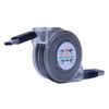 BoxWave Cable Compatible with BEYYON PG02 Rechargeable Hand Warmers - miniSync - USB-A to USB Type-C, Retractable Cable 5 Pre-Set Lengths Avoid Tangles