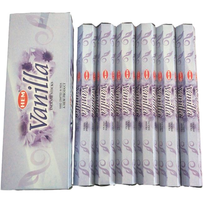 HEM Hem Vanilla Vanilla Stick Incense 6 Boxes