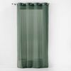 Douceur d'Interieur 140 x 280 cm Eyelet Curtains, Green