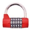 Amtech T1144 5 Digit zinc Combination Padlock Black & Red