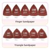 206-Piece Oscillating Tool Sanding Pad Kit for Wood and Plaster