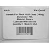 Fleck 10209 Quad O-ring / Brine system Assembly  / R&S Q010F / Buna n Material