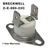 BRECKWELL PELLET  [PP3321]  LOW LIMIT CERAMIC  PROOF OF FIRE SWITCH C-E-090-22C