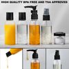 Netagon 9 Piece Travel Bottle Set Leak Proof Clear Toiletries Containers with Clear Airport Bag Case, Perfect for Travel Holidays Swimming Camping Trips (1 Pack | 9 PCE)