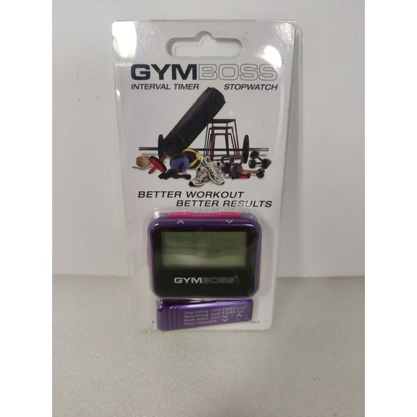 Gymboss Interval Timer and Stopwatch - Violet/Pink Metallic Violet / Pink