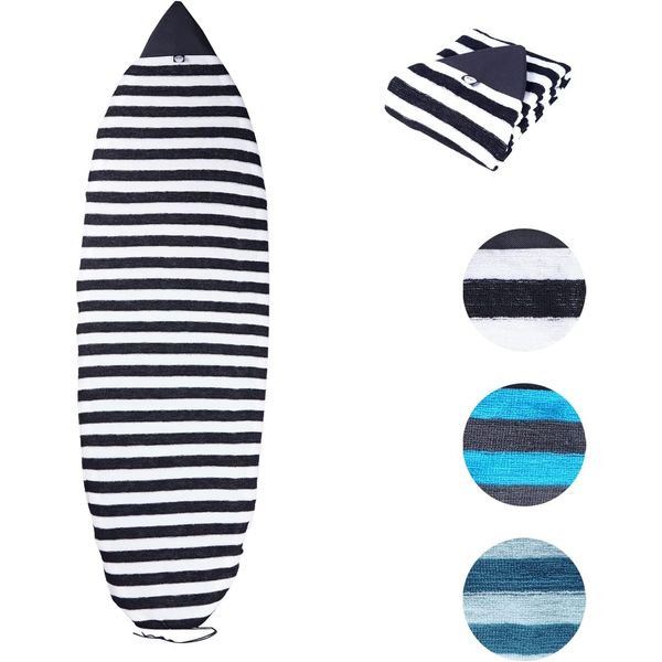 HIKULA Surfboard Sock 3 Colors 6 Sizes (black, 9'6")…